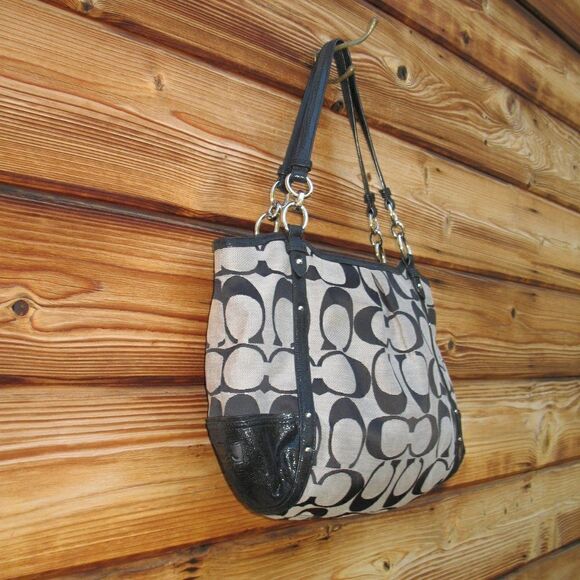 Coach Alexandra Signature Jacquard Large Bag - Picture 2 of 11